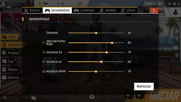 Como Acomodar La Sensibilidad De Free Fire
