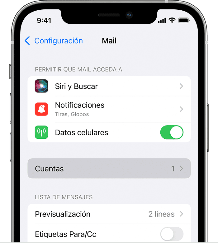 Como Agregar Correo en Iphone