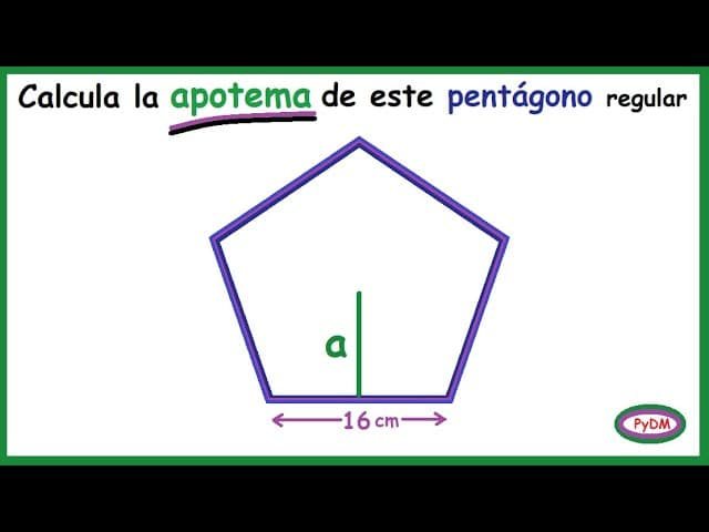 Como Calcular La Apotema De Un Pentagono