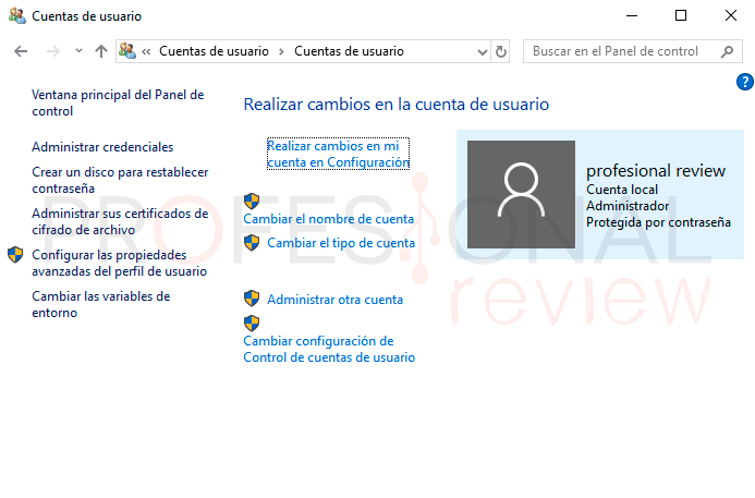 Como Cambiar El Nombre De La Cuenta en Windows 10