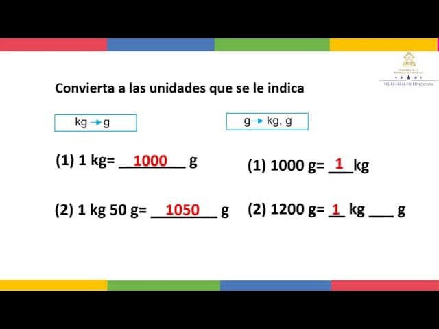 Como Convertir Kg A Gramos DonComo 