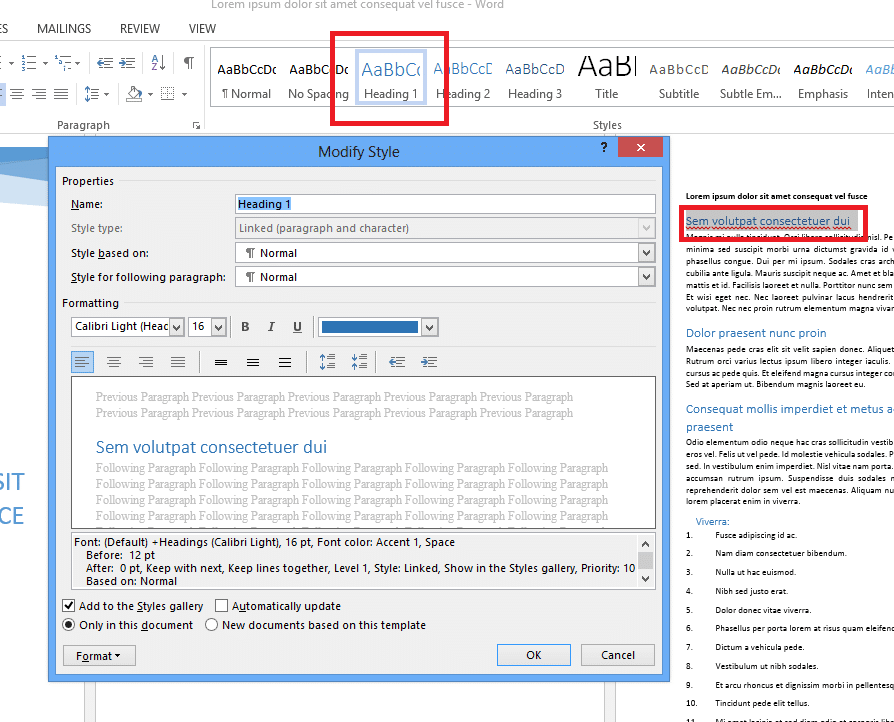 Como Crear Un Indice en Word 2013