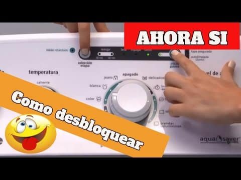 Como Desbloquear Lavadora Mabe Aqua Saver Green