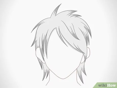 Como Dibujar Cabello Anime De Hombre