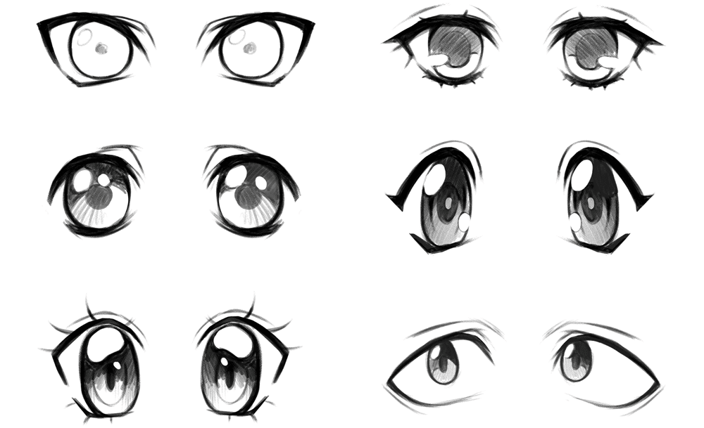 Como Dibujar Los Ojos De Anime