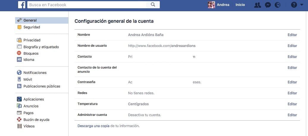 Como Eliminar Una Cuenta De Facebook en Computadora