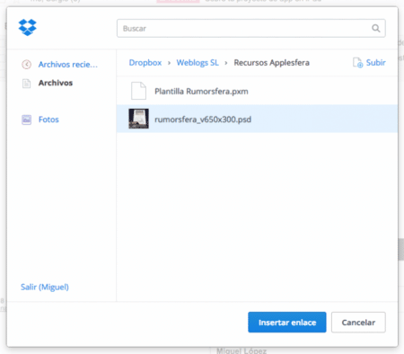 Como Enviar Un Archivo Por Dropbox