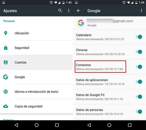Como Hacer Copia De Seguridad De Contactos