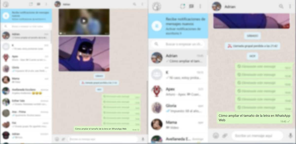 Como Hacer La Letra Mas Grande en Whatsapp Web