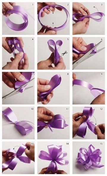 Como Hacer Lazos Para Regalos Paso a Paso