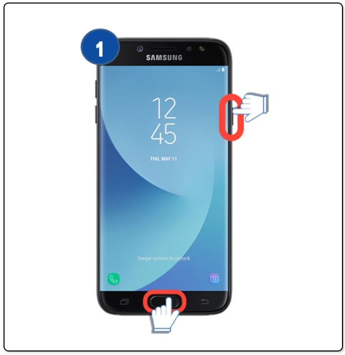 Como hacer screenshot en samsung j7 doncomo 
