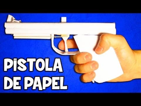Como Hacer Una Pistola De Papel Facil Con Una Hoja