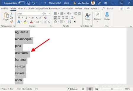 Como Ordenar Palabras Alfabeticamente en Word