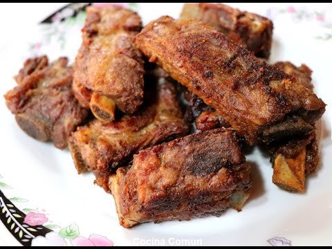 Como Preparar Costillas De Puerco Fritas