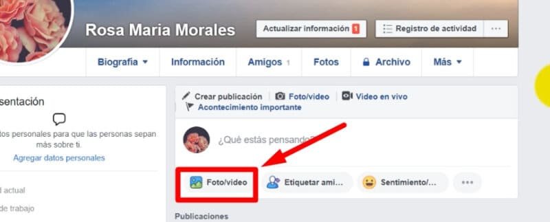 Como Subir Una Publicación en Facebook