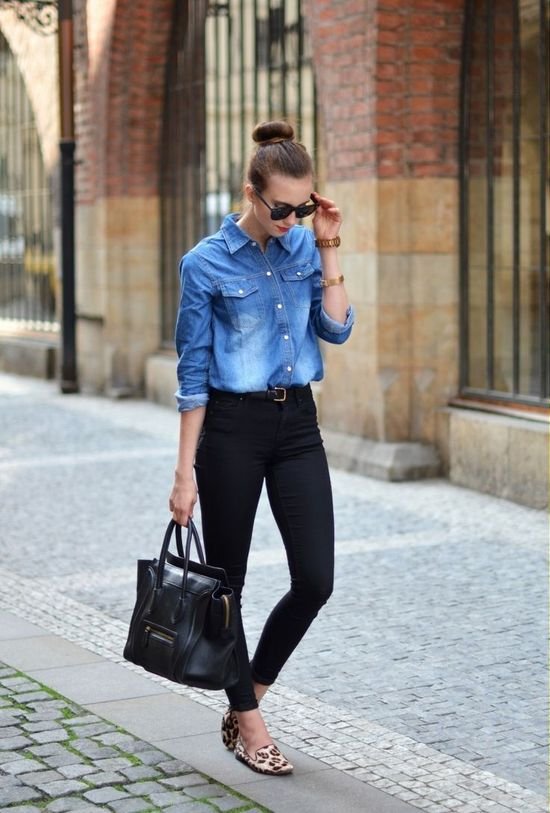 Como Usar Blusa De Mezclilla