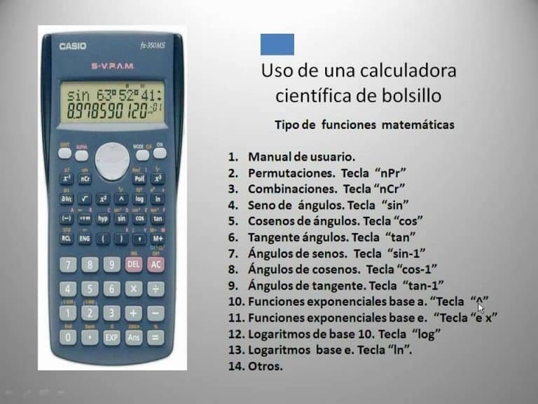 Como Usar Calculadora Cientifica
