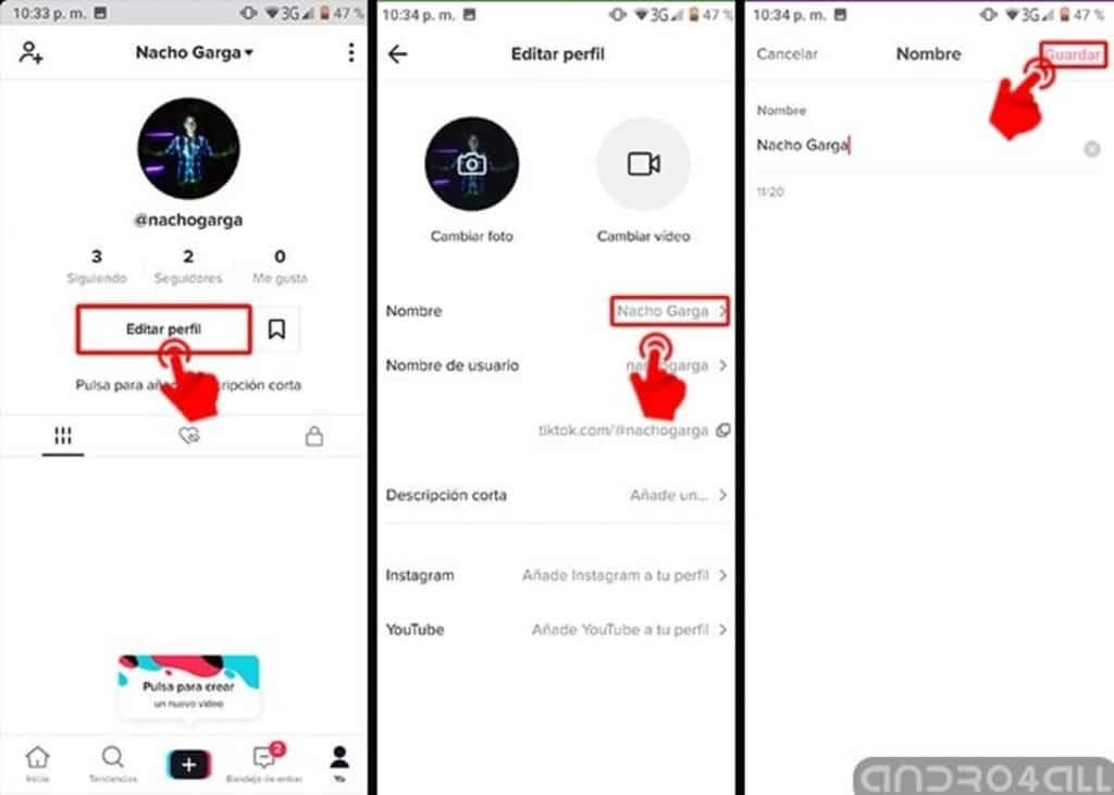 Cambia Tu Nombre De Usuario en Tiktok Fácilmente