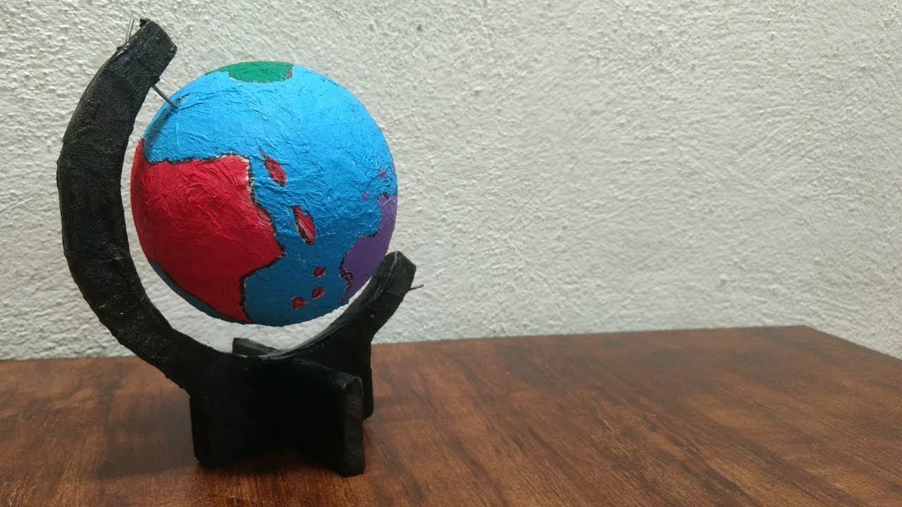 Como Hacer Un Globo Terraqueo Con Una Esfera De Unicel