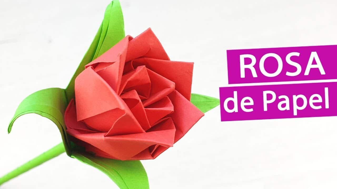 Como Hacer Una Flor Origami