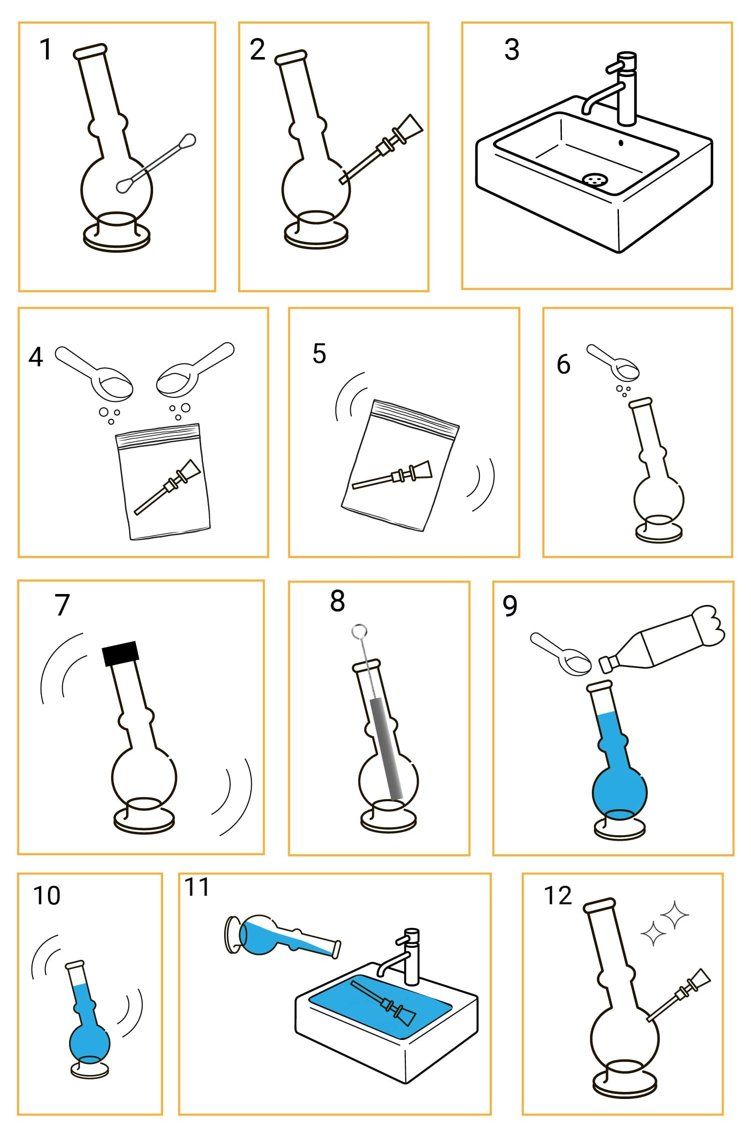 Consejos para Limpieza de Pipas de Cristal