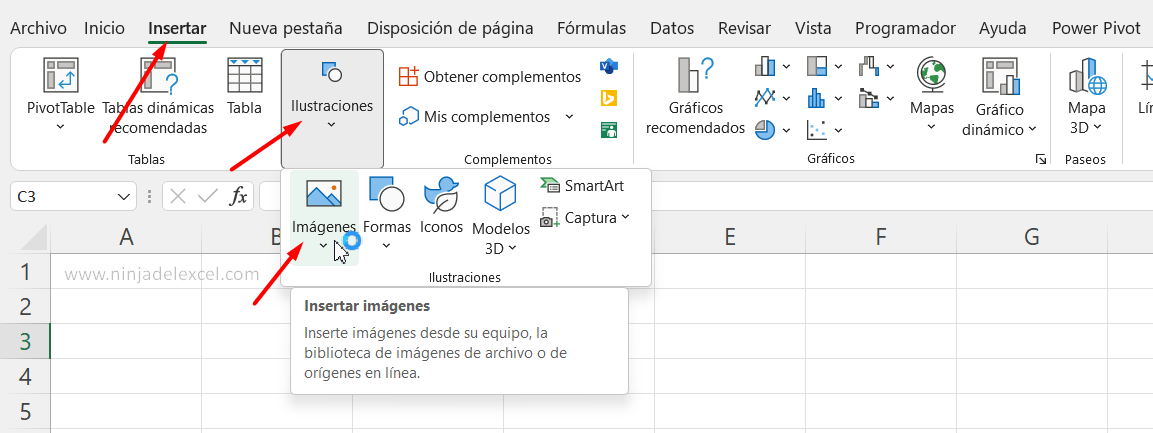 Insertar imagen en Excel al tamaño de la celda: Paso a paso