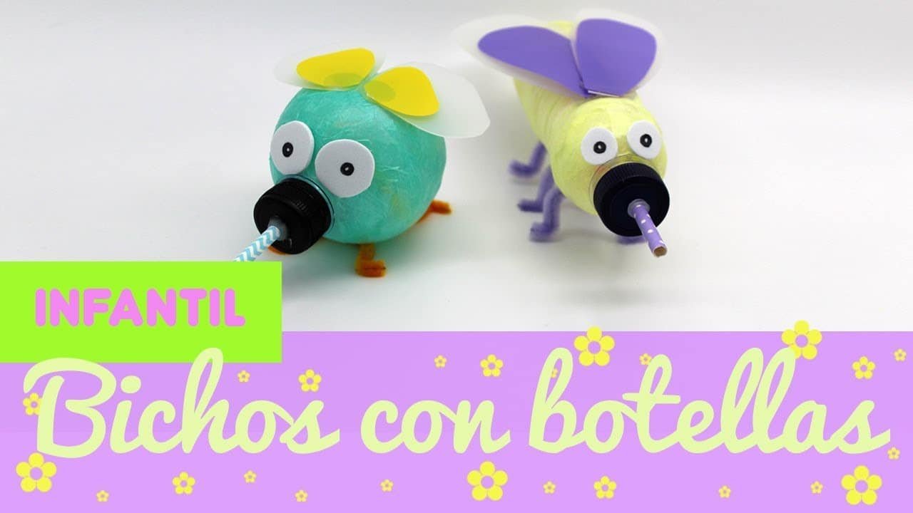 Manualidades con Botellas de Plástico Recicladas para Niños