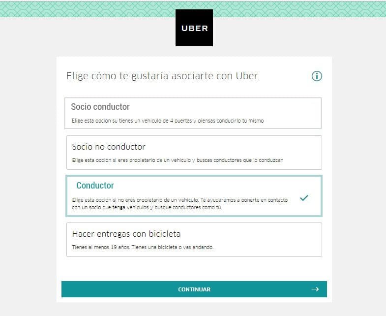 Requisitos para ser socio de Uber en Estado de México