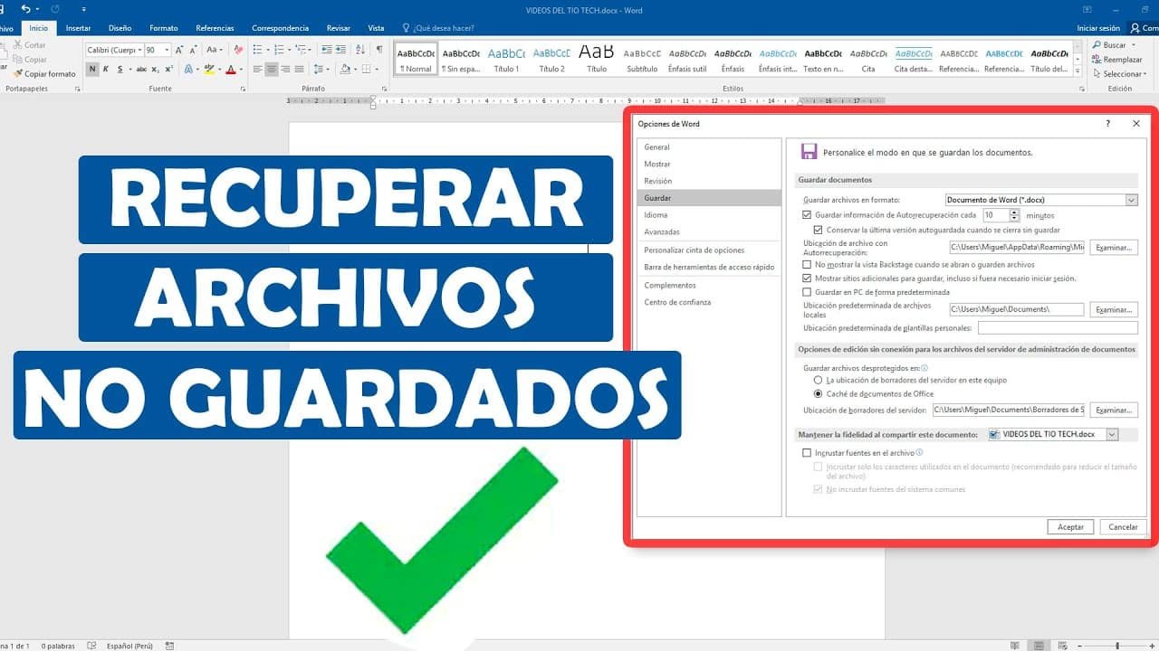 Restaurar archivo de Word no guardado: Guía paso a paso