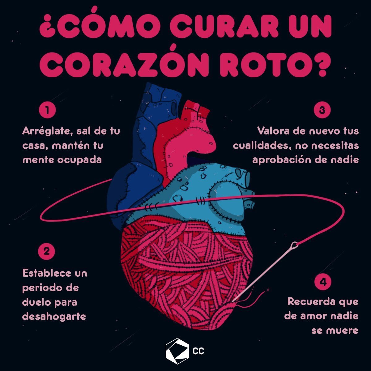 Corazón roto: ¿es posible su curación?