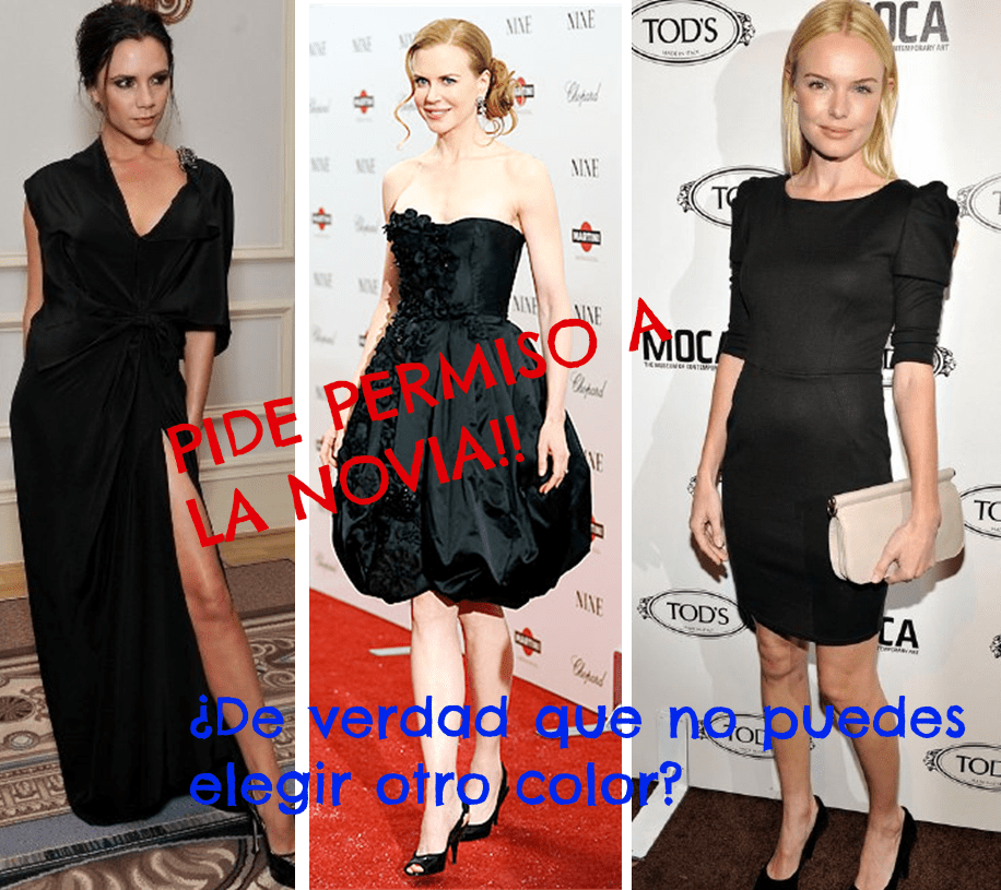 Vestido negro en boda: ¿Acierto o error?